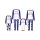 thumbnail image 1 of Familia Pijamas Navidad A Juego Manga Larga Cuello Redondo Tops Pantalones Largos/Romper XBTCLXEBCO Mascota Morado;L, 1 of 7