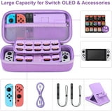 Nintendo Switch OLED 16-in-1 Accessory Bundle: Carrying Case, Screen ...
