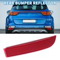 thumbnail image 3 of Unique Bargains Rear Right Side Bumper Reflector Side Marker No.8191013022/8191013020 for Toyota RAV4 06-12 Red, 3 of 7