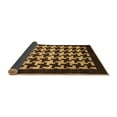 thumbnail image 2 of Ahgly Company Indoor Round Abstract Brown Modern Area Rugs, 3' Round, 2 of 4