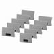 thumbnail image 2 of 10 fundas de bloqueo RFID antidesmagnetización y antirrobo, compactas, protectoras para tarjetas inteligentes NFC para viajes, color gris, 2 of 15