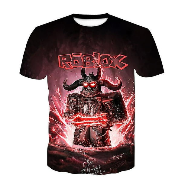 Roblox Boys Clothing 2022 Summer Boys T-shirt Kawaii Roblox 3d Comfortable  Short Sleeve T-sleeve Kids Anime Clothing E Style 