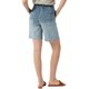 thumbnail image 3 of Pantalones cortos de mezclilla INSPIRE CHIC para mujer, con cintura elástica, pierna recta, jeans cortos casuales, azul S, 3 of 6