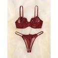 thumbnail image 4 of Burgundy Lingerie Set, 4 of 4