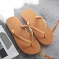 thumbnail image 2 of Viluyesy Mens and Womens Flip Flops, Comfortable Non-Slip Clip Toe Indoor Outdoor Casual Beach Slippers Yellow, 2 of 6