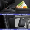 thumbnail image 5 of JIAMAOXIN Leather Seat Covers for Toyota 4Runner 2011-2024 (3-Row,7 Seats Model ONLY) Custom Fit Car Seat Protectors Full Set Black, 5 of 5