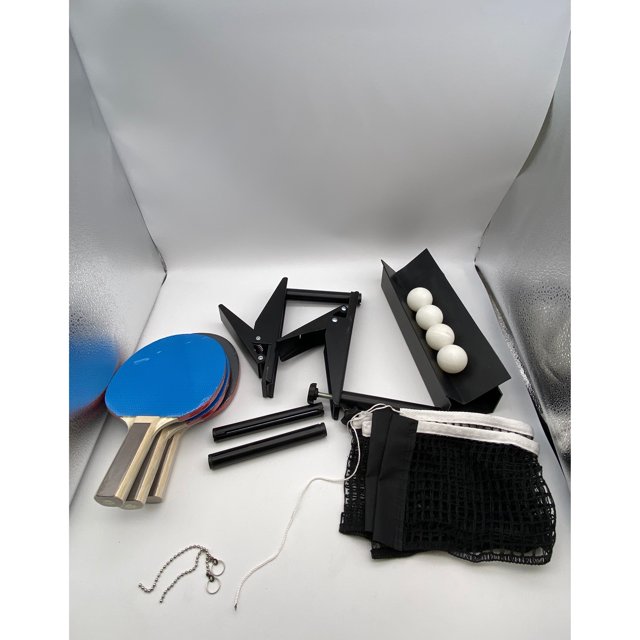 American Heritage ping pong paddle and net set Multicolor