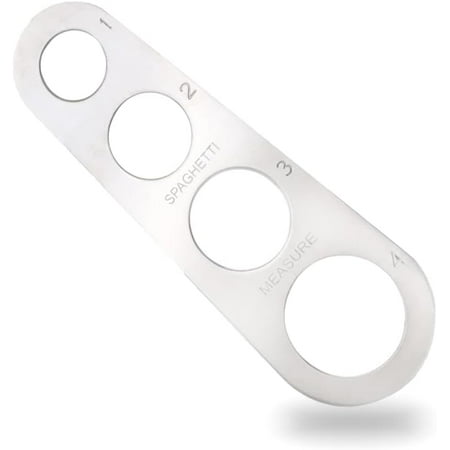 New Stainless Steel Pasta Measurer Spoon Noodle Measuring Tool Spaghetti Silver