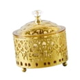 thumbnail image 2 of Tnarru Sugar Bowl Condiment Pot Canister Ornament Decorative, European Storage Jar Sugar Container for Coffee Bar Kitchen Countertop Gold, 2 of 8