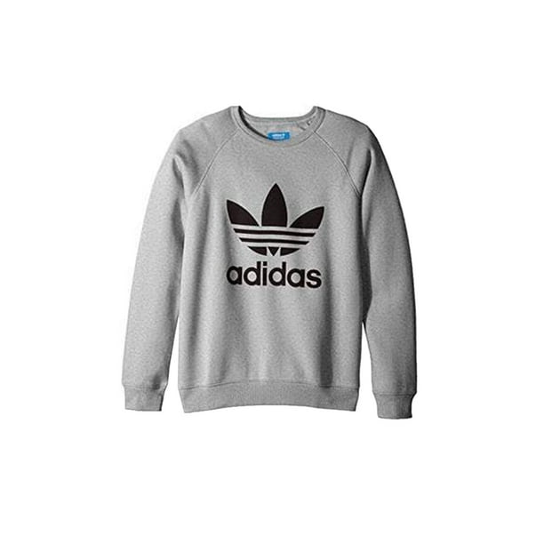 Adidas Men's Graphic Raglan Sleeve Sweatshirt Grey S - Walmart.com