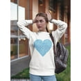 thumbnail image 2 of Heart Shaped States Sweatshirt Women -GoatDeals Designs, Female 3X-Large, 2 of 4