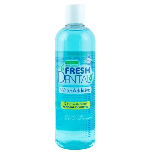 Naturel Promise Fresh Dental Dog & Cat Water Additive for Plaque