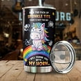 thumbnail image 2 of Athenstics I Will Shank You With My Horn Tumbler - Unicorn Rainbow Tumbler - Unicorn Insulated Tumbler - Gifts For Unicorn Lovers, 20 Oz, 2 of 6