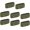 Green, variant on Nylon Belt Keepers, Double Snaps Belt Keepers Nylon Webbing Loop Holder with Double Snaps for Belt Duty Belt Security Fixing,Suitable for outdoor sports(8PCS)