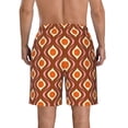 thumbnail image 3 of Bixox Men's 70's Retro printing Casual Classic Fit Short Summer Beach Shorts, 3 of 6