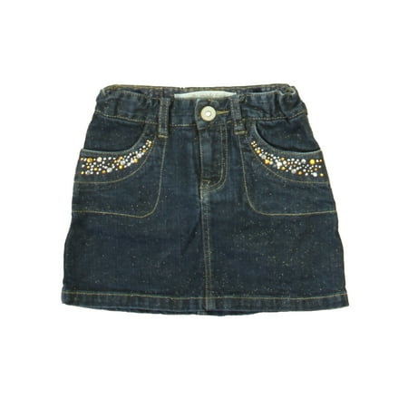

Pre-owned The Children s Place Girls Blue Rhinestones Skirt size: 5T