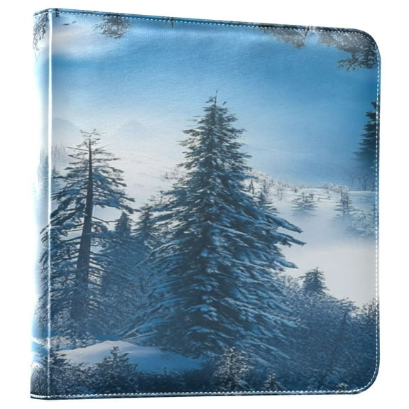 Photo Album Leather Photo Album 11.8x11.2x1.5 Inch Bookshelf Photo Album Scrapbooking Refills Scrapbook Photo Album A Beautiful Winter Landscape