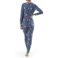 thumbnail image 4 of Fruit of the Loom Women's and Women's Plus Long Underwear Waffle Thermal Union Suit, 4 of 14