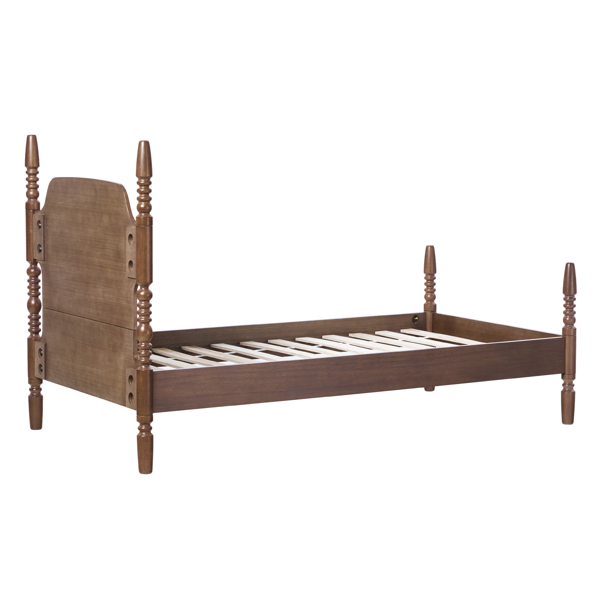 Traditional Walker Edison Easy Assembly Solid Wood Vivienne Twin