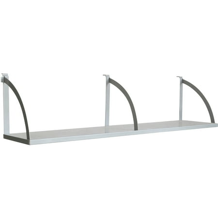 Aluminum Brushed Shelf - Lorell, LLR90263, 60