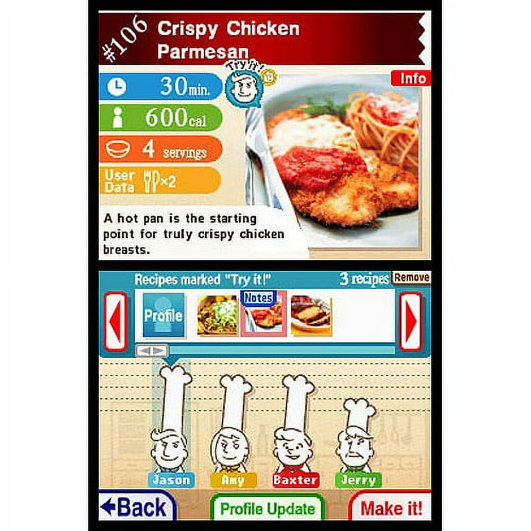 Nintendo, Personal Trainer: Cooking, 245+ Recipes from 30+
