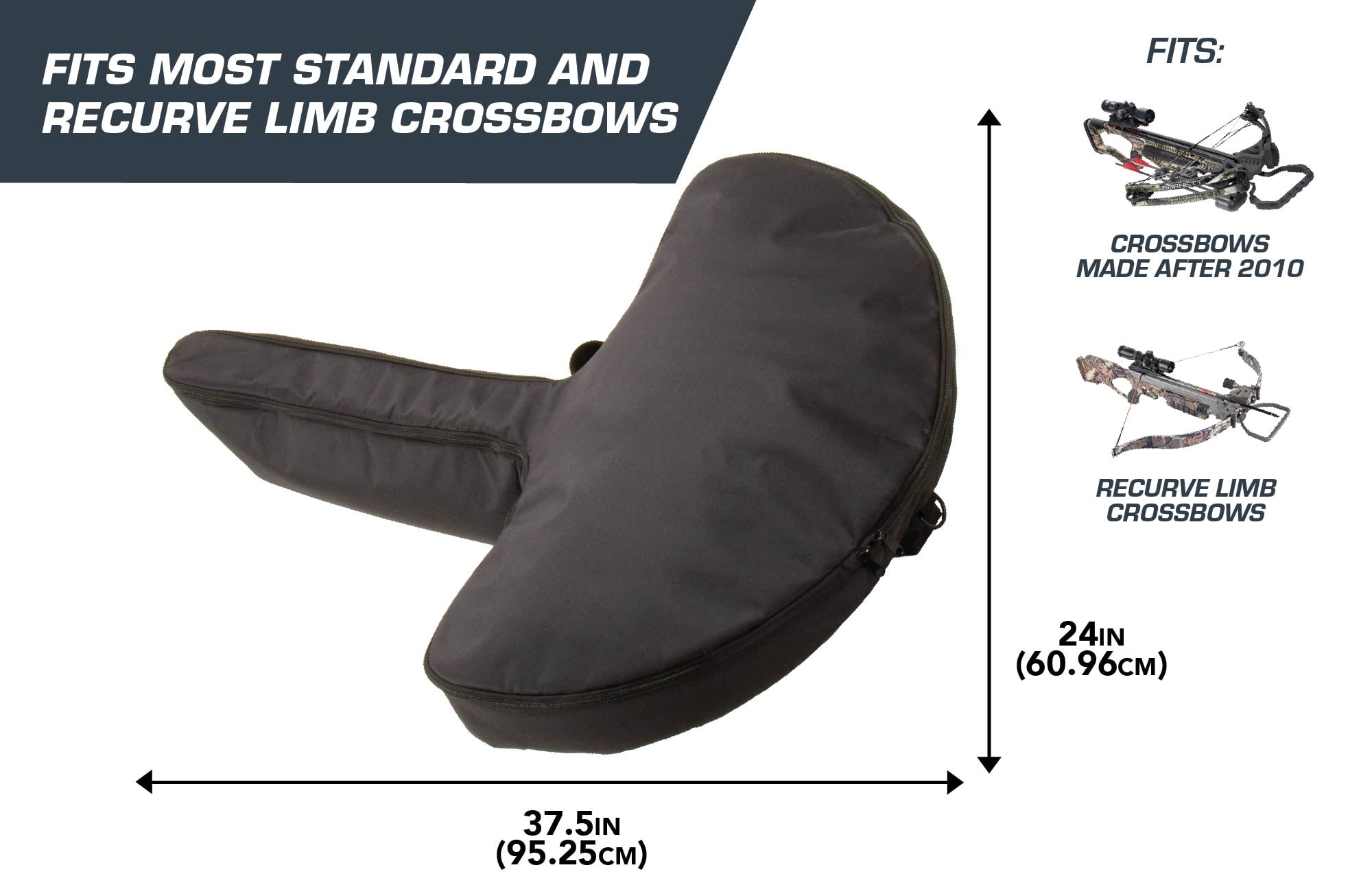 Titan Wasp Single Bear Saga Crossbow Archery Case, Black