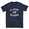 thumbnail image 1 of El Reno Oklahoma Patriot Men's Cotton T-Shirt, 1 of 1