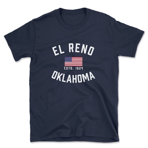 El Reno Oklahoma Patriot Men's Cotton T-Shirt