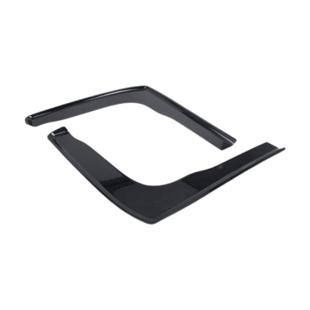 2 piezas de visera de ventana, piezas de reparación de viseras de ventana, negro profesional, deflectores de ventana para Transit Connect MK1 frontal