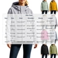 thumbnail image 3 of Vynhevius Womens Outdoor Jacket Solid Hooded Zip Up Windproof With Pockets, 3 of 6