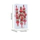 thumbnail image 3 of pstuiky Adorno navideño colgante de calabaza pequeña roja y dorada (3 unidades) para árbol de Navidad - Accesorio decorativo para eventos navideños, 3 of 9