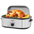 thumbnail image 1 of VEVOR Roaster Oven 22QT Electric Roasting Pan with Self-Basting Lid, 1450W Electric Roaster Oven with Defrost & Warm Function, 1 of 9