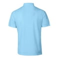 thumbnail image 6 of YLSDY Men's Henley T-Shirts Short Sleeve Classic Tops Band Collar Casual Basic Tees Button Summer Trendy Sky Blue M, 6 of 9