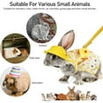 thumbnail image 4 of Pet Rabbit Bunny Dress Bunny Easter Costume with Leash Hat Mini Bag Harness Leash Small Animals Accessory for Rabbit Hedgehog Ferret Guinea Pigs Piggies Squirrel, 4 of 7