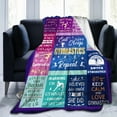 thumbnail image 2 of Get Well Gifts for Women Blanket After Surgery Warm Hugs Inspirational Religious Words Blankets and Throws Gifts for Sofa Couch Living Room 50"X40", 2 of 5