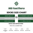 thumbnail image 7 of MD FootThera Men's Bamboo Dress Socks 4 Pack Crew Business Sock, 7 of 7
