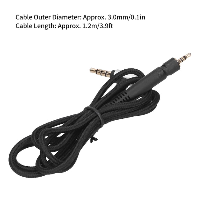 Cable de Audio de Auriculares, Sonido más Transparente Resistencia A Alta Corrosión Auriculares Naturales de 3.5 mm Cable de audio para GSP500 Para G4Me One