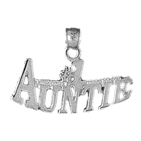 Jewels Obsession Sterling Silver #1 Auntie Pendant