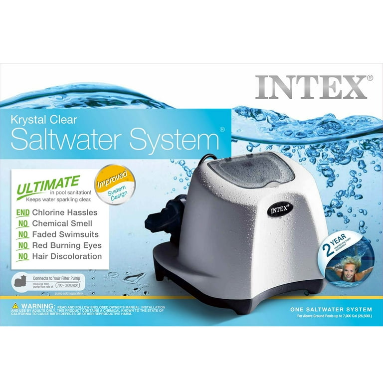 ACRISTAⅡ for salt type A clear Intex Krystal Clear Salt System for Above Ground Swimming Pools, 2