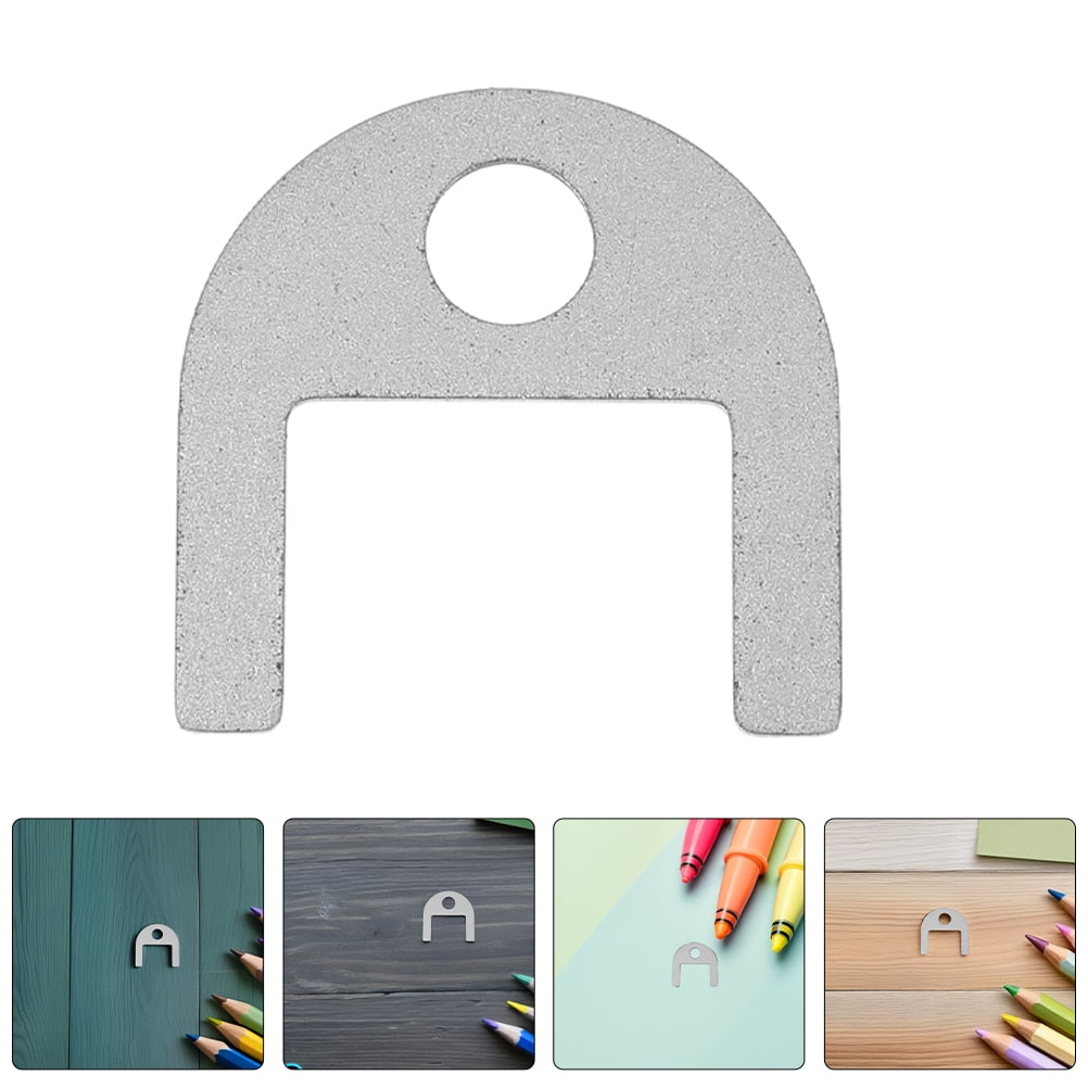 HAMPPLIES 2Pcs Hard Paper Towel Key Stainless Steel Compact Design With Hole For Adults Home Use