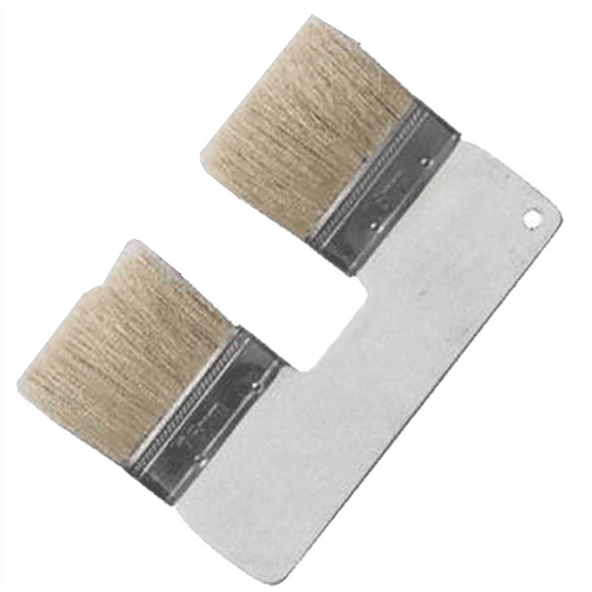 3 Pack Double Paint Brush, 3 Inch Double- Painting Brush, U Shaped Double Color Brush, Paint Brushes3 x Double Paint Brush