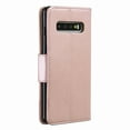 thumbnail image 2 of Allytech Galaxy S10 Case, Slim Fit PU Leather Folio Butterfly Embossed Shockproof Wrist Hand Strap Flip Cards Holder Wallet Case TPU Back Cover for Samsung Galaxy S10,Pink, 2 of 8