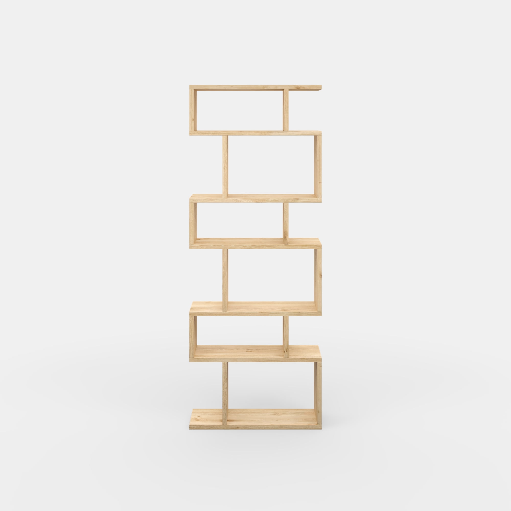 Ada Home Decor Bates Multiple Tier Bookcase, Oak