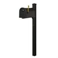 thumbnail image 3 of Special Lite Products SCC1008-SPK720-BLK-LB998 Classic Curbside Mailbox wtih Locking Insert & Wellington Direct Burial Mailbox Post Smooth, 3 of 3