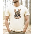 thumbnail image 6 of Ink Printed NOT a Chenille Patch Family Matching Camo Hat Easter Bunny Shirt for Men Natural Shirt Adult Medium, 6 of 7