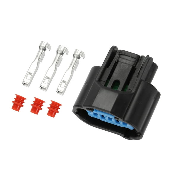 Unique Bargains 3 Pin Speed Sensor Connector Plug Female Wire Terminal Connector for Honda Odyssey Accord CRV 7th 1 Set