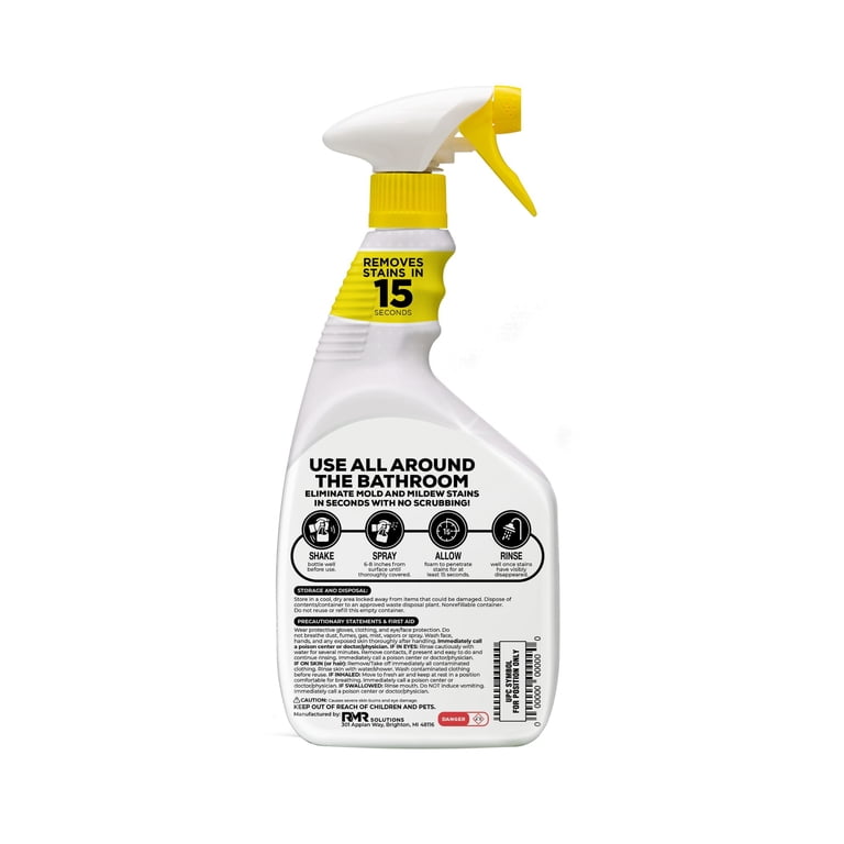 RMR Mold & Mildew Stain Remover for Tub & Tile, 32 oz photo 2