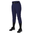thumbnail image 1 of Alleson Athletic Girls' X-Large (29-31" W) Athletic Fast Pitch Softball Belt Loop Pants, Navy, 1 of 4