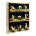 thumbnail image 3 of Stupell Industries Yoga Chicks Stretching Meditation Animals & Insects Painting Gold Floater Framed Canvas Art Print Wall Art, 18 x 18, 3 of 9