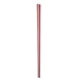 thumbnail image 1 of Une Paire de Baguettes en Acier Inoxydable Électroplaquées Carrées Réutilisables (23cm, Or Rose), 1 of 8